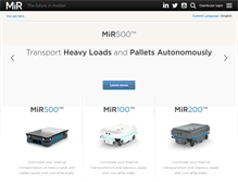Tablet Screenshot of mobile-industrial-robots.com